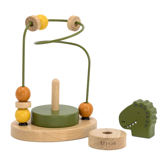 Trixie houten motoriekspiraal - mr. dino