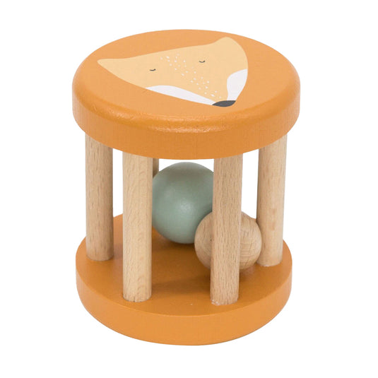 Trixie houten rammelaar - mr. fox