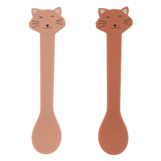 Trixie siliconen lepel - mrs. cat, 2st.