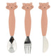 Trixie siliconen eetset - mrs. cat, 3st.
