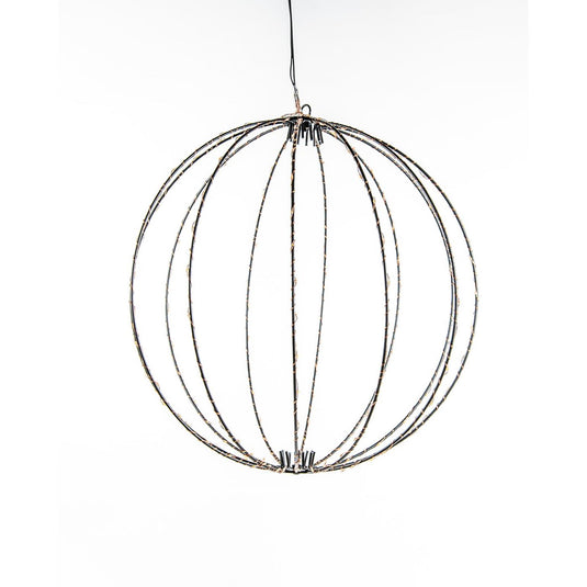 Anna's collection verlichte bal 40cm 192led classic warm met flitsfunctie timer dimmer 5 meter aanloopsnoer