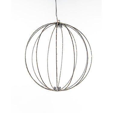 Anna's collection verlichte bal 40cm 192led classic warm met flitsfunctie timer dimmer 5 meter aanloopsnoer