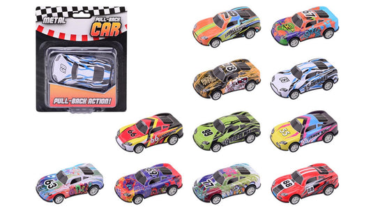 Johntoy john toy raceauto op blisterkaart