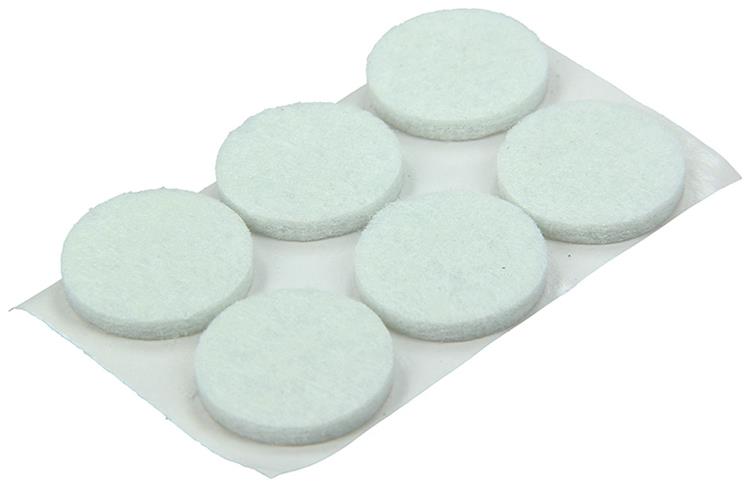 ギャラリービューアに画像をロードする, Mack 1047702 - viltpastille zelfklevend wit ø 19 mm 18 st pcs | 12 stuks
