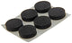 Mack 1047663 - rubberstrip zelfklevend zwart ø 19 mm 12 st pcs | 12 stuks