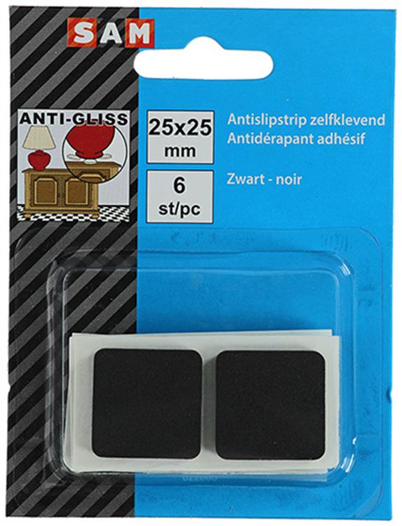 ギャラリービューアに画像をロードする, Mack 1047668 - antislipstrip zelfklevend zwart 25 x 25 mm 6 st pcs | 12 stuks
