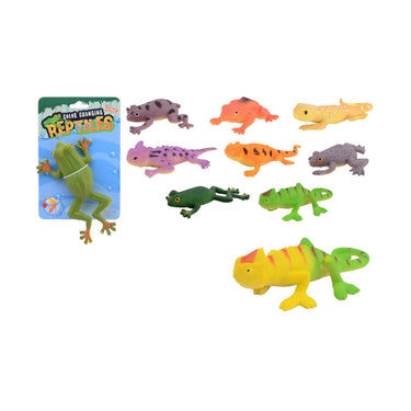Johntoy john toy kleur veranderend reptiel circa 12cm