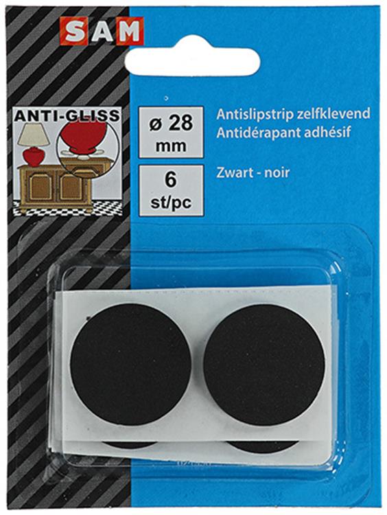 Afbeelding laden in galerijviewer, Mack 1047671 - antislipstrip zelfklevend zwart ø 28 mm 6 st pcs | 12 stuks
