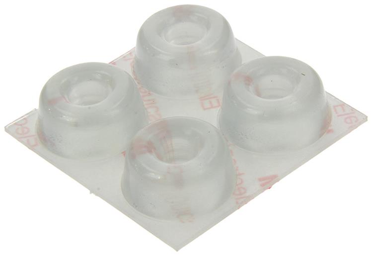 Afbeelding laden in galerijviewer, Mack 1047678 - anti-slip stootdop transparant ø 20 mm 4 st pcs | 12 stuks
