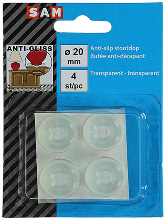 Afbeelding laden in galerijviewer, Mack 1047678 - anti-slip stootdop transparant ø 20 mm 4 st pcs | 12 stuks
