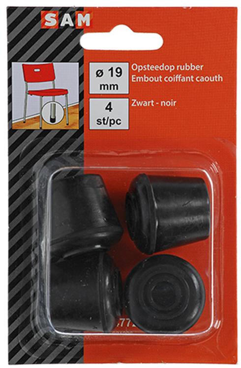 Afbeelding laden in galerijviewer, Mack 1047720 - opsteekdop rubber zwart ø 19 mm 4 st pcs | 6 stuks
