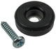 Mack 1047722 - stoeldop rubber + schroef zwart ø 23 mm 8 st pcs | 6 stuks