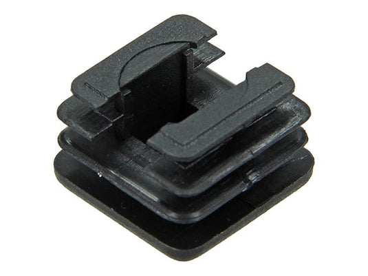 Mack 1047728 - insteekdop kunstsstof zwart 20 x 20 mm 4 st pcs | 6 stuks