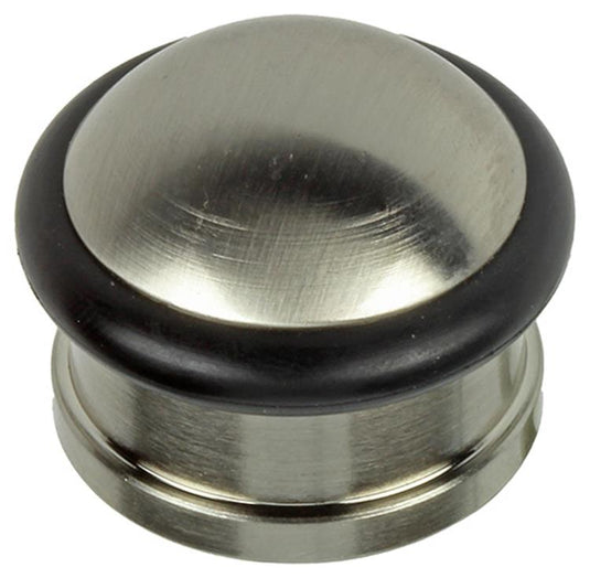 Mack 1047635 - deurstop cilindermodel inox look ø 30h25 mm 1 st pc | 6 stuks
