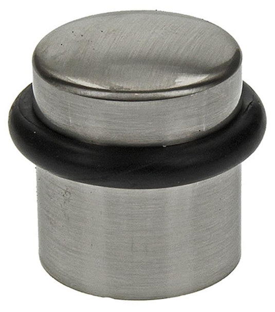 Mack 1047636 - deurstop cilindermodel inox look ø 30h35 mm 1 st pc | 6 stuks