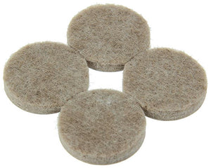 Mack 1047683 - super-vilt zelfklevend beige ø 28 mm 8 st pcs | 12 stuks