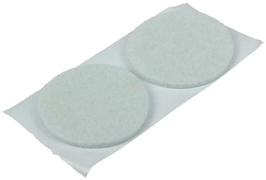 Mack 1047690 - viltpastille zelfklevend wit ø 35 mm 6 st pcs | 12 stuks