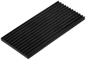 Mack 1048769 - schokdempend rubber zwart 35 x 70 mm 4 st pcs | 6 stuks