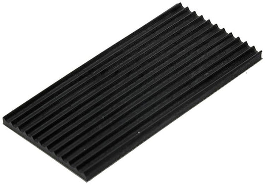 Mack 1048769 - schokdempend rubber zwart 35 x 70 mm 4 st pcs | 6 stuks