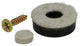 Mack 1048784 - versterkte vilt + schroef bruin ø 25 mm 8 st pcs | 6 stuks