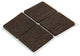 Mack 1048766 - super-vilt zelfklevend bruin 34 x 34 mm 8 st pcs | 12 stuks