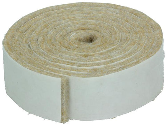 Mack 1048767 - super-vilt zelfklevend beige 20 x 1000 mm 1 st pc | 6 stuks