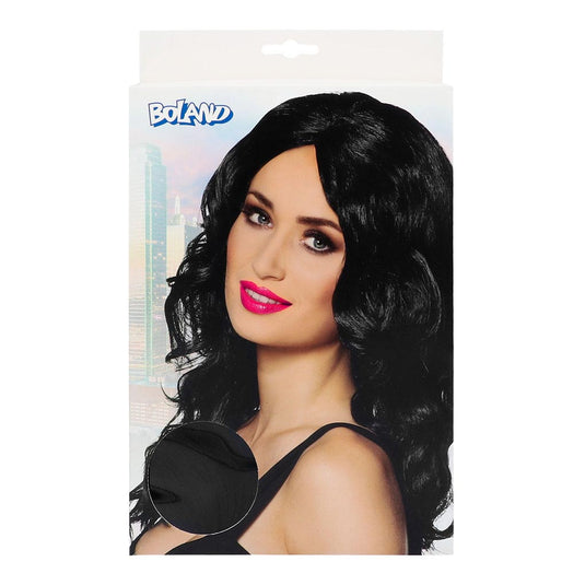 Boland pruik celebrity zwart