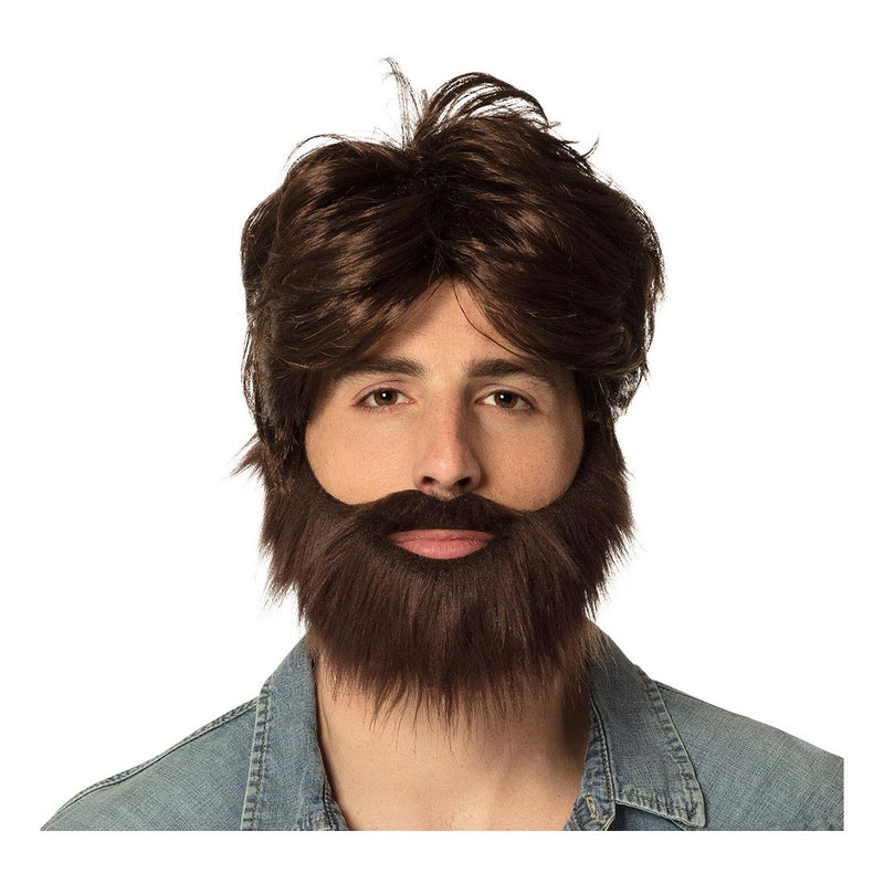 Load image into Gallery viewer, Boland pruik met baard en snor

