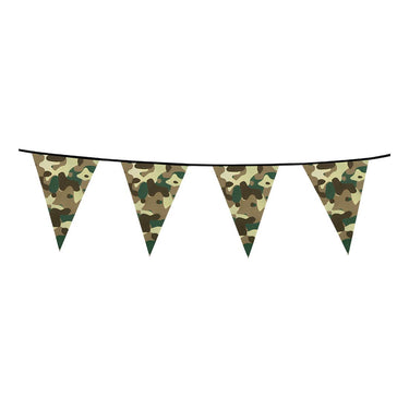 Boland camouflage vlaggenlijn, 6mtr.