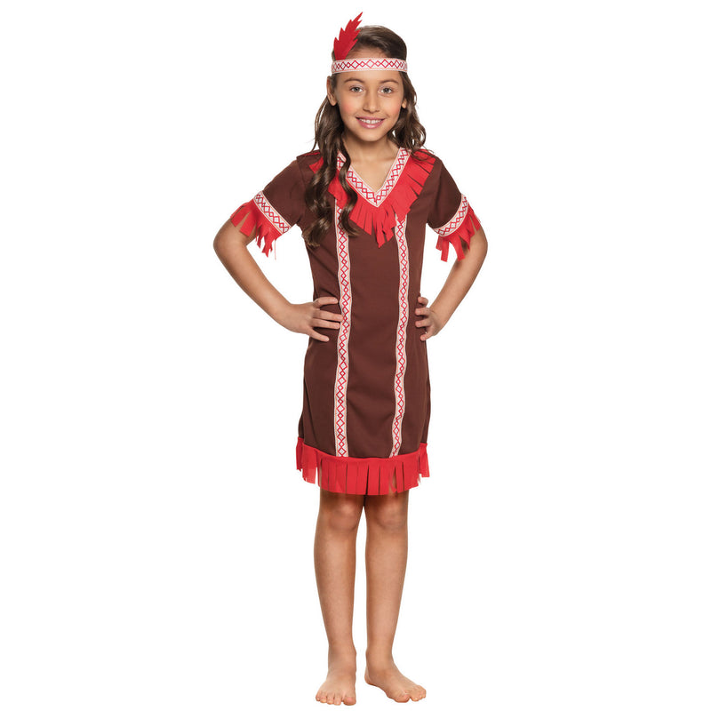 Load image into Gallery viewer, Boland kinderkostuum indiaan, 7-9 jaar

