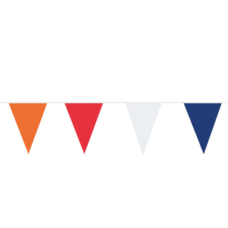 Load image into Gallery viewer, Boland vlaggenlijn oranje rood wit blauw, 10mtr.
