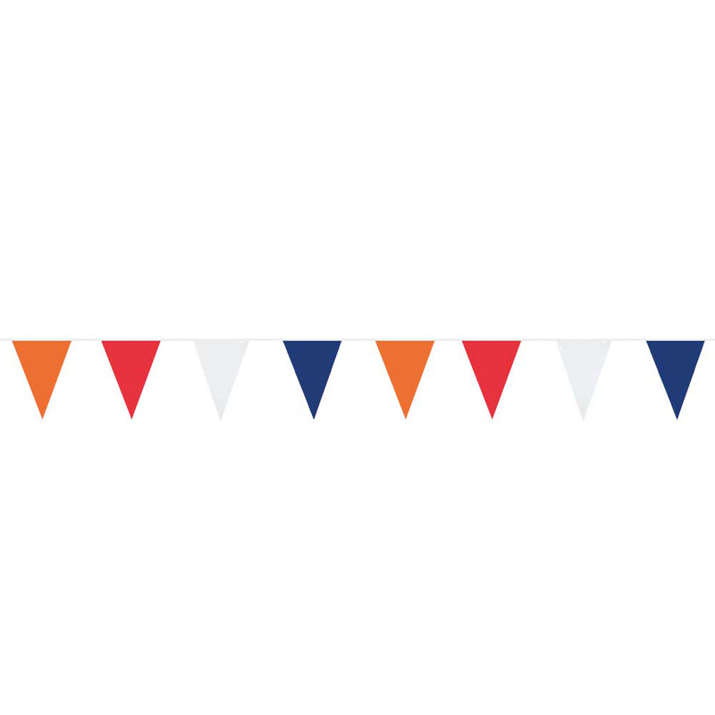 Load image into Gallery viewer, Boland vlaggenlijn oranje rood wit blauw, 10mtr.
