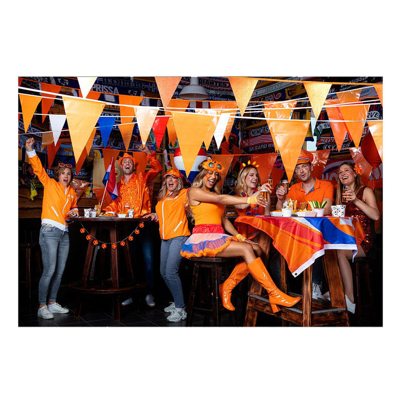 Load image into Gallery viewer, Boland vlaggenlijn oranje rood wit blauw, 10mtr.
