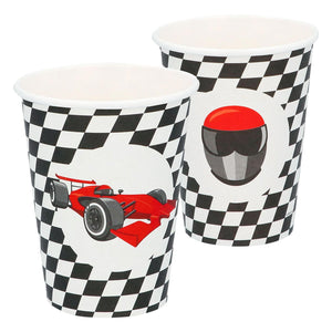 Boland papieren bekers racen, 8st.