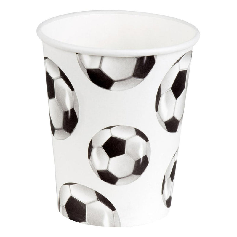 Load image into Gallery viewer, Boland papieren bekers voetbal, 10st.
