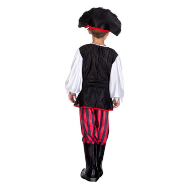 Boland kinderkostuum piraat tom, 7-9 jaar