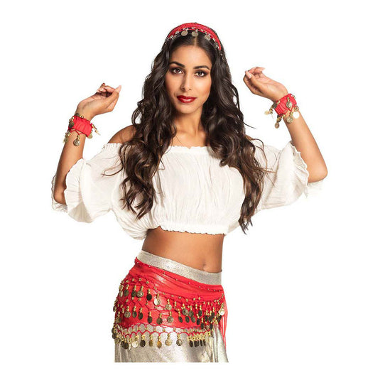 Boland belly dance set rood, 3dlg.