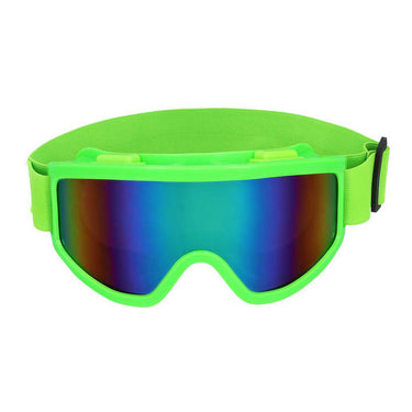 Boland party skibril neon groen