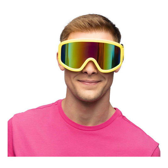 Boland party skibril neon geel