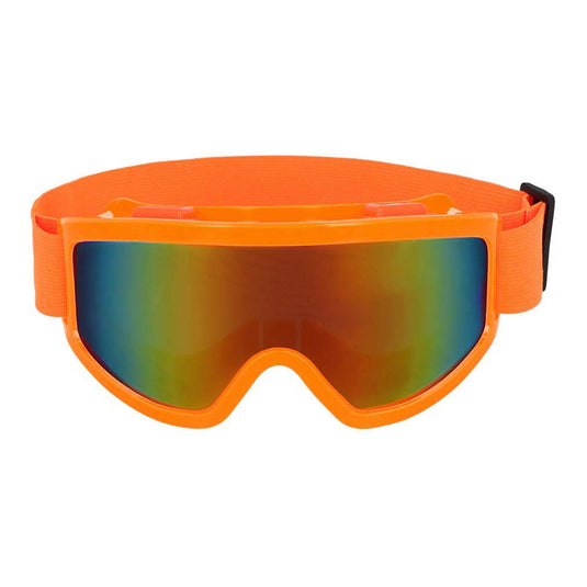 Boland party skibril neon oranje