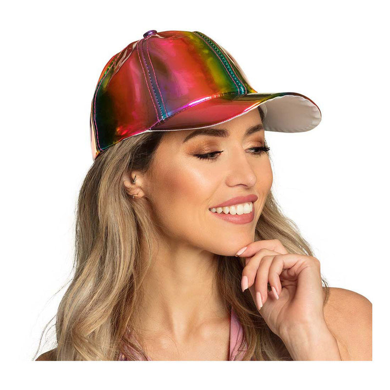 Load image into Gallery viewer, Boland pet holo regenboog verstelbaar
