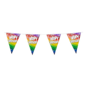Boland vlaggenlijn happy birthday, 6m