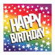 Boland papieren servetten happy birthday, 20st.