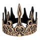Boland kroon middeleeuwse koning schuim