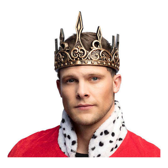 Boland kroon middeleeuwse koning schuim