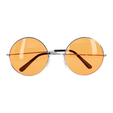 Boland partybril hippie xl oranje