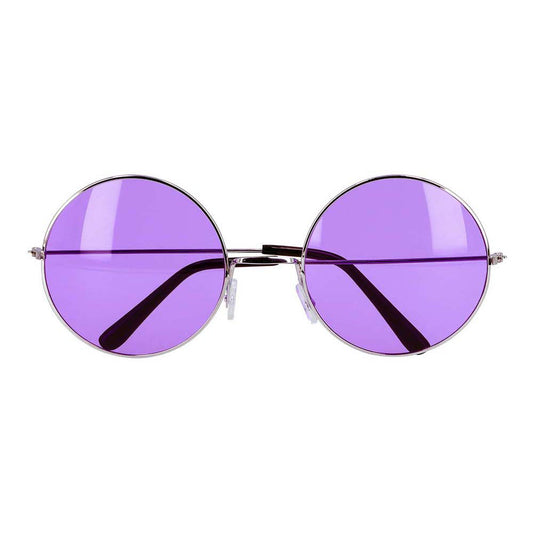 Boland partybril hippie xl paars