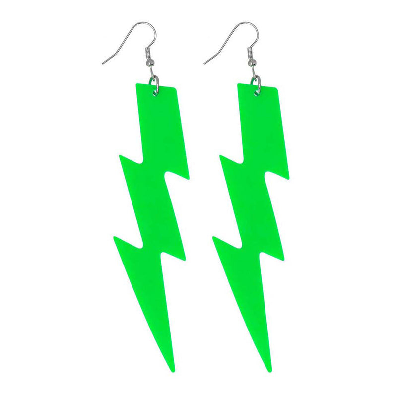 Load image into Gallery viewer, Boland oorbellen flash neon groen
