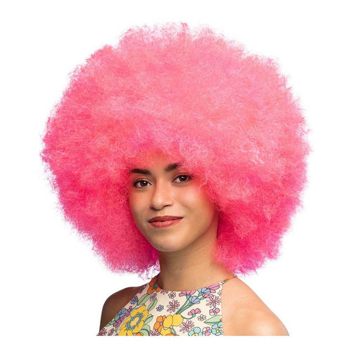 Boland pruik sugar neon roze