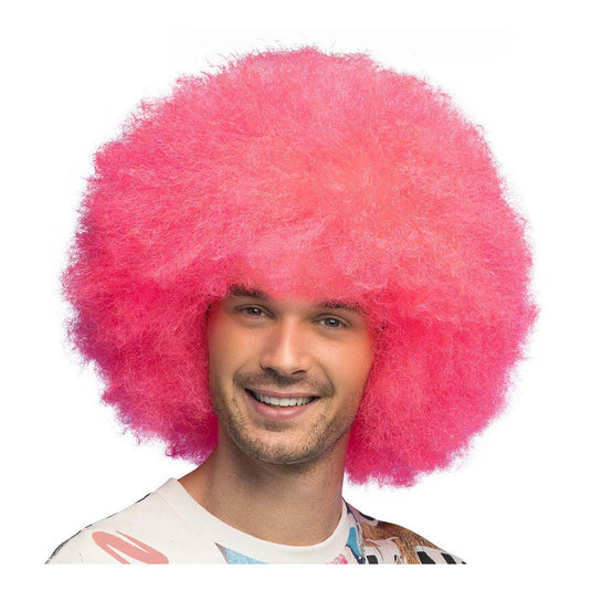 Boland pruik sugar neon roze